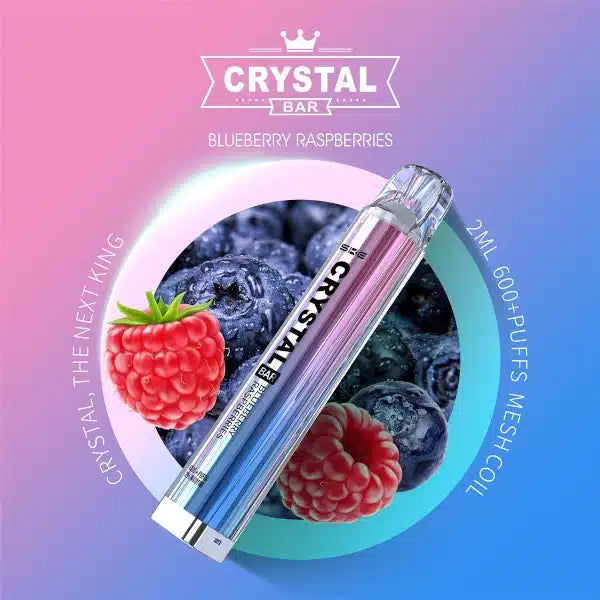 Crystal Bar Blueberry Raspberries - 20 mg/ml-Elfa Germany