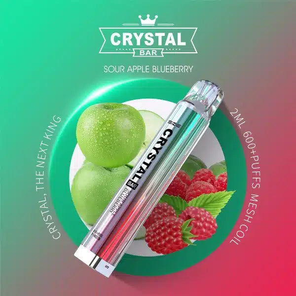 Crystal Bar Sour Apple Blueberry - 20 mg/ml-Elfa Germany