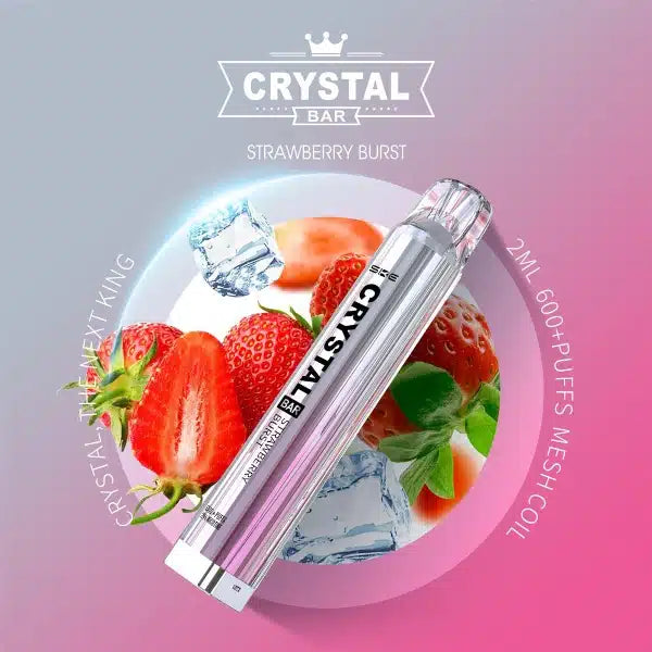 Crystal Bar Strawberry Burst - 20 mg/ml-Elfa Germany