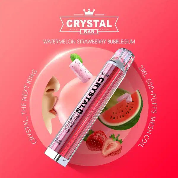 Crystal Bar Watermelon Strawberry Bubblegum - 20 mg/ml-Elfa Germany