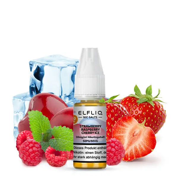 Elfliq Strawberry Raspberry Cherry Ice