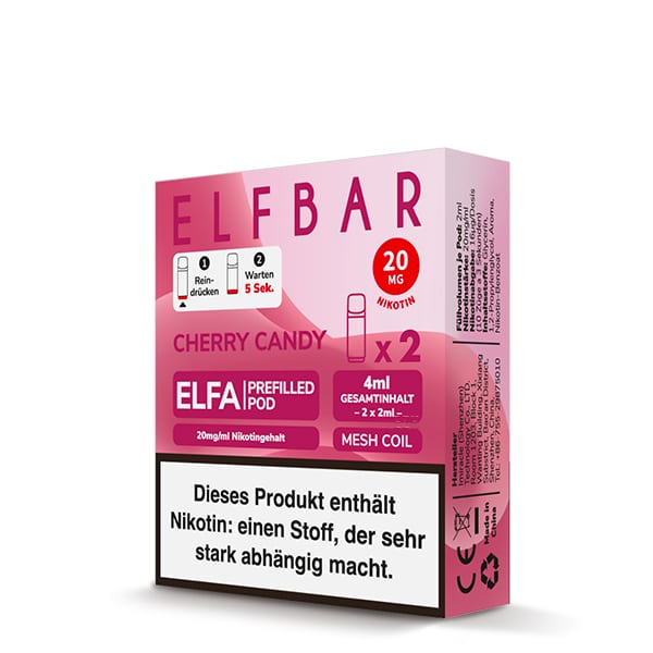 ELFA Pods Cherry Candy - 20 mg/ml-Elfa Germany