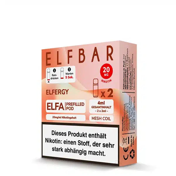 ELFA Pods Elfergy - 20 mg/ml-Elfa Germany