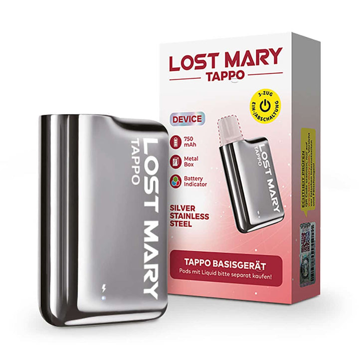 Lost Mary Tappo Silver Stainless-Elfa Germany