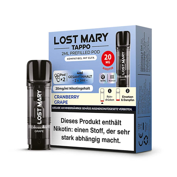 Lost Mary Pods Cranberry Grape 20mg/ml-Elfa Germany